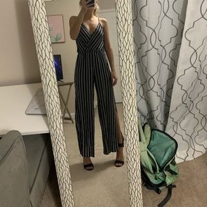 Striped jumpsuit